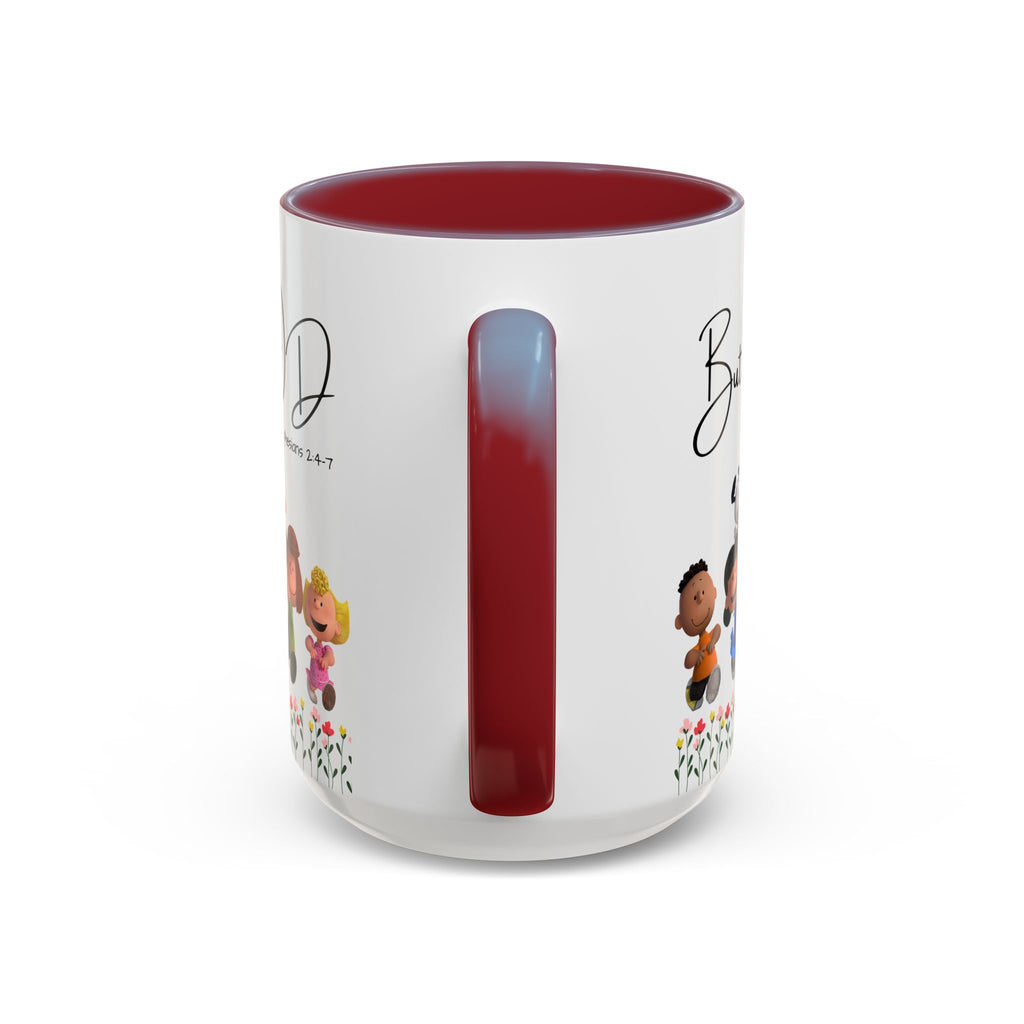 But God Scripture Coffee Mug — Genesis 50:20 Inspirational Heart Accent Mug (11/15oz)
