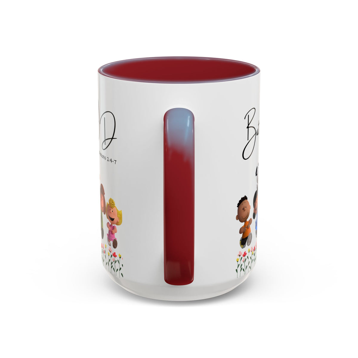 But God Scripture Coffee Mug — Genesis 50:20 Inspirational Heart Accent Mug (11/15oz)