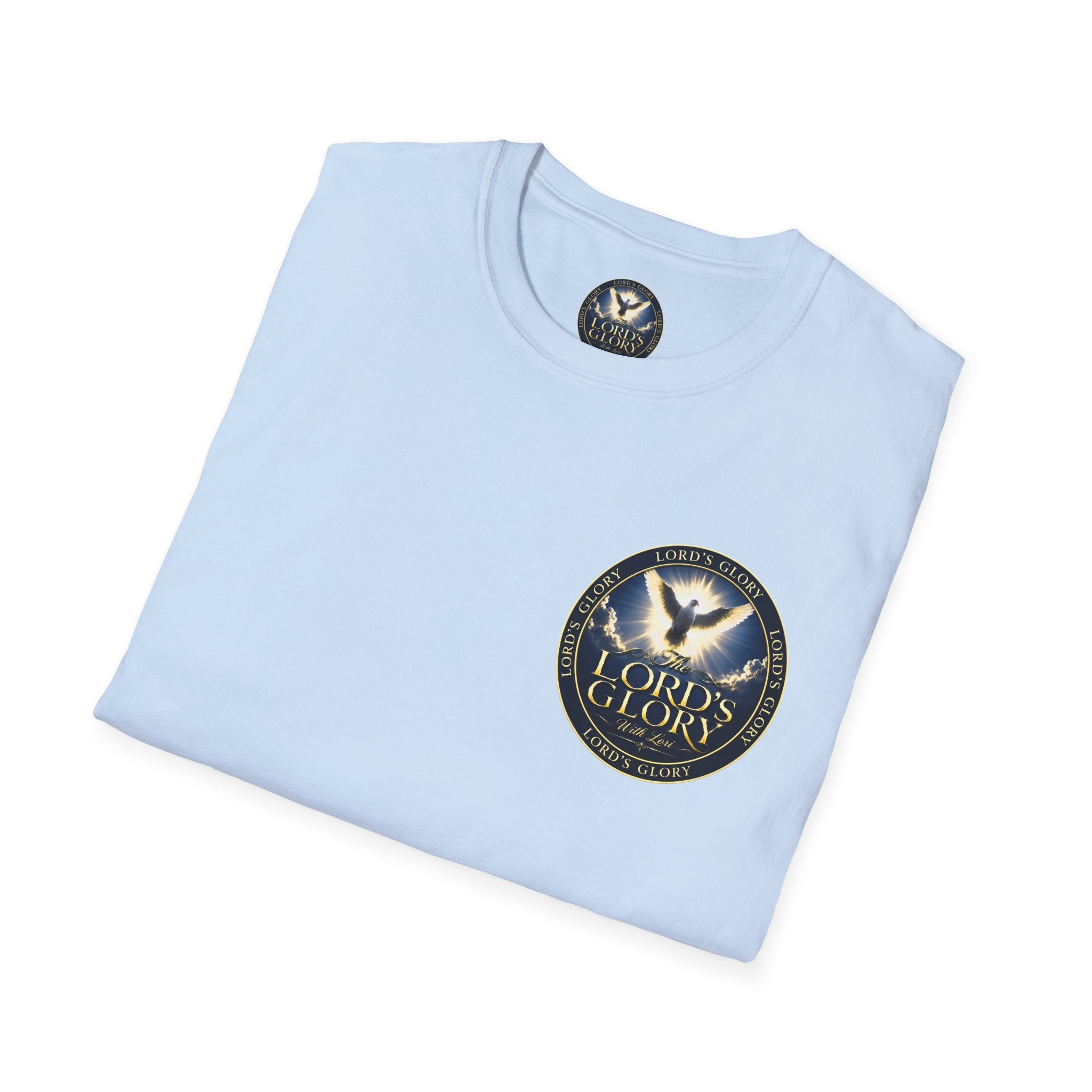 Lord's Glory with Lori Dove T‑Shirt — Christian Faith Logo Tee