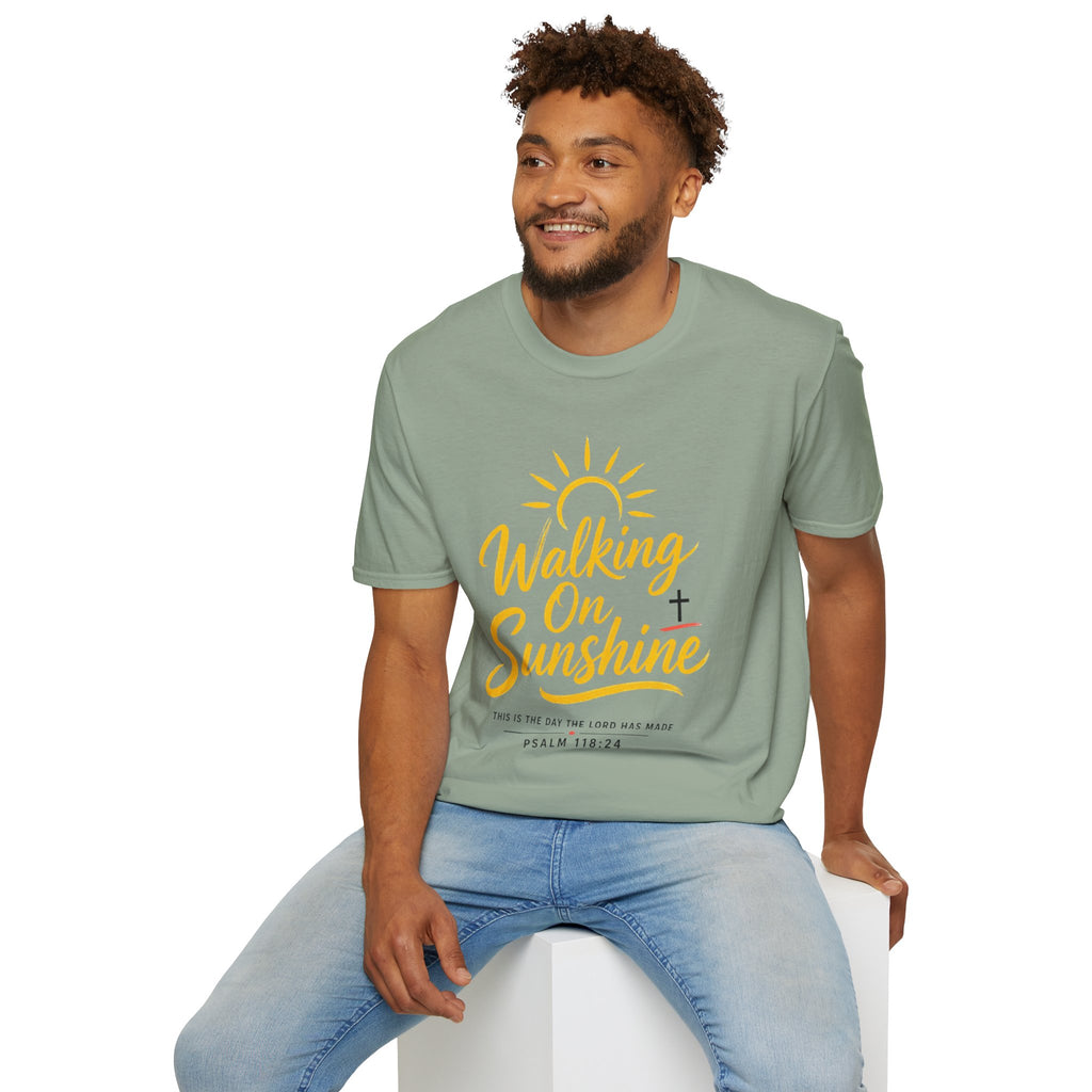 Walking on Sunshine Psalms 118:24 Softstyle T-Shirt