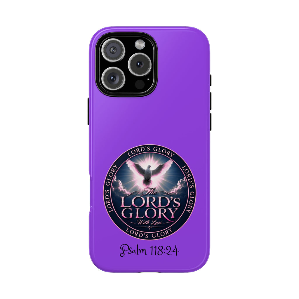 Christian Phone Case – "Lord's Glory with Lori" Dove Design Tough Case (Protective Phone Cover)