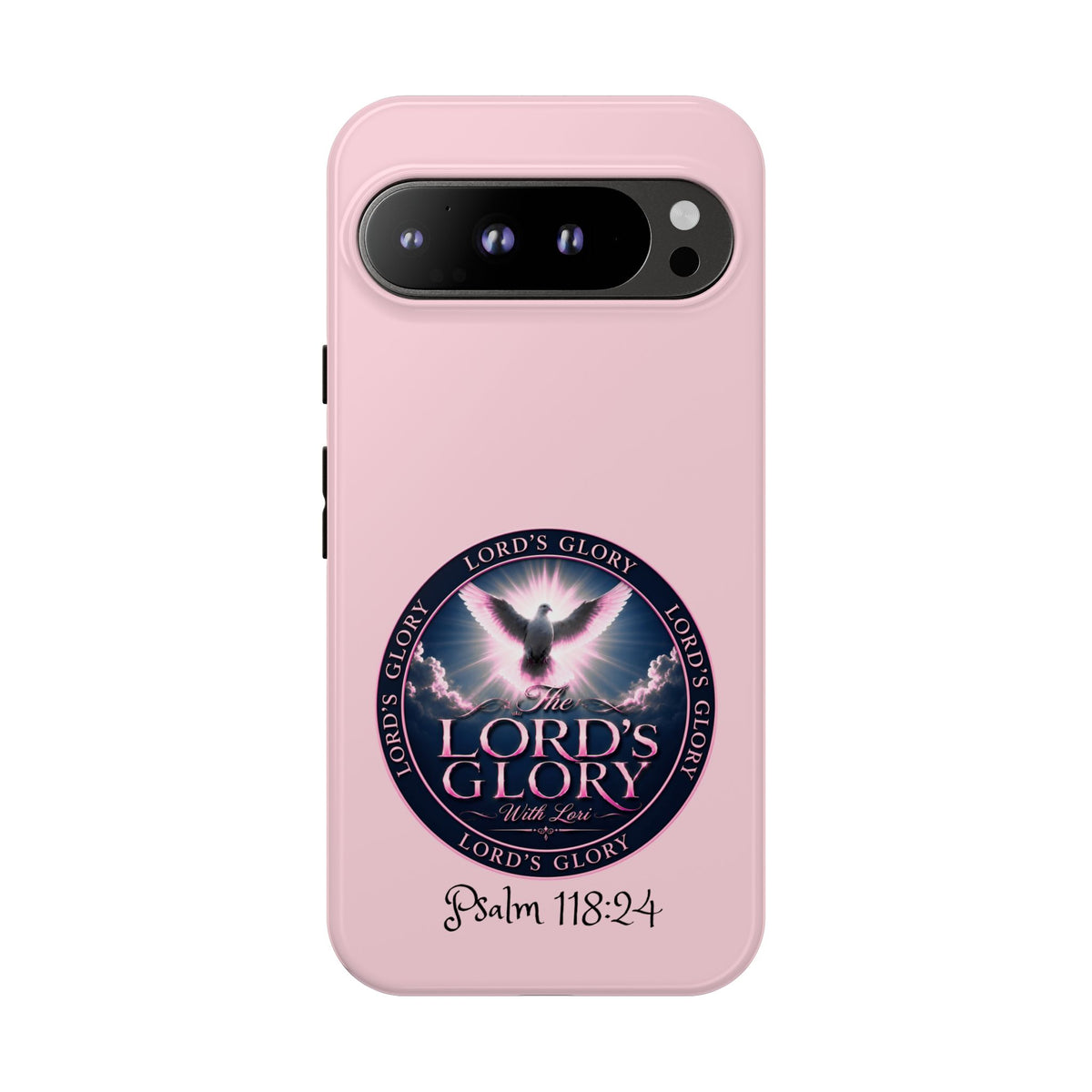 Christian Phone Case – "Lord's Glory with Lori" Dove Design Tough Case (Protective Phone Cover)