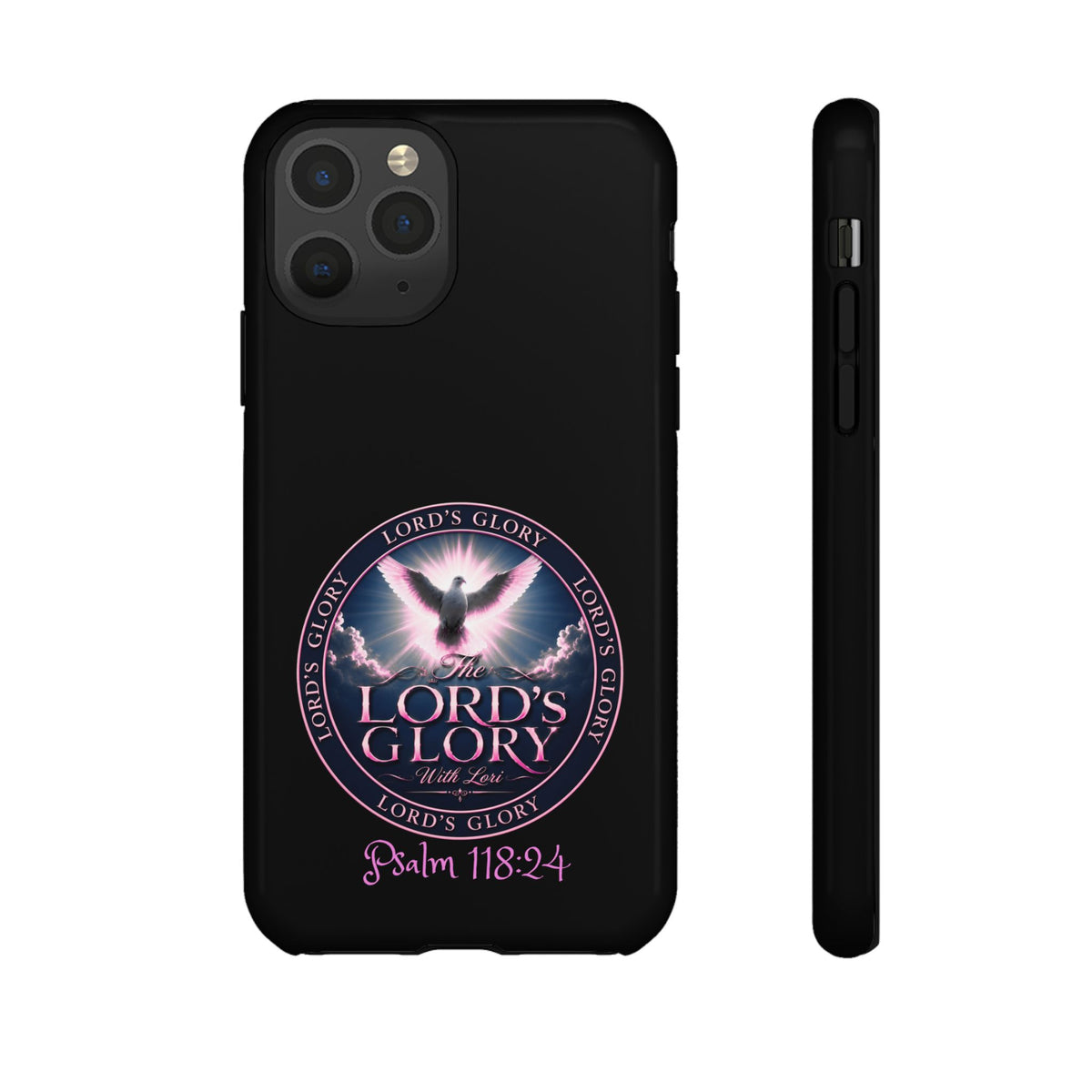 Christian Phone Case – "Lord's Glory with Lori" Dove Design Tough Case (Protective Phone Cover)