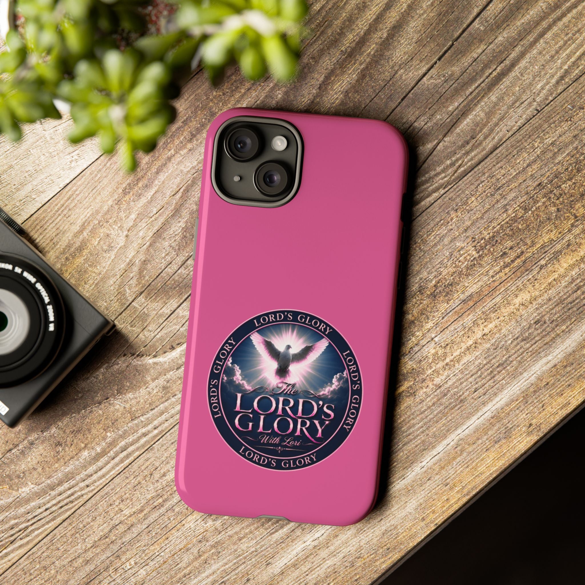 Christian Phone Case – "Lord's Glory with Lori" Dove Design Tough Case (Protective Phone Cover)