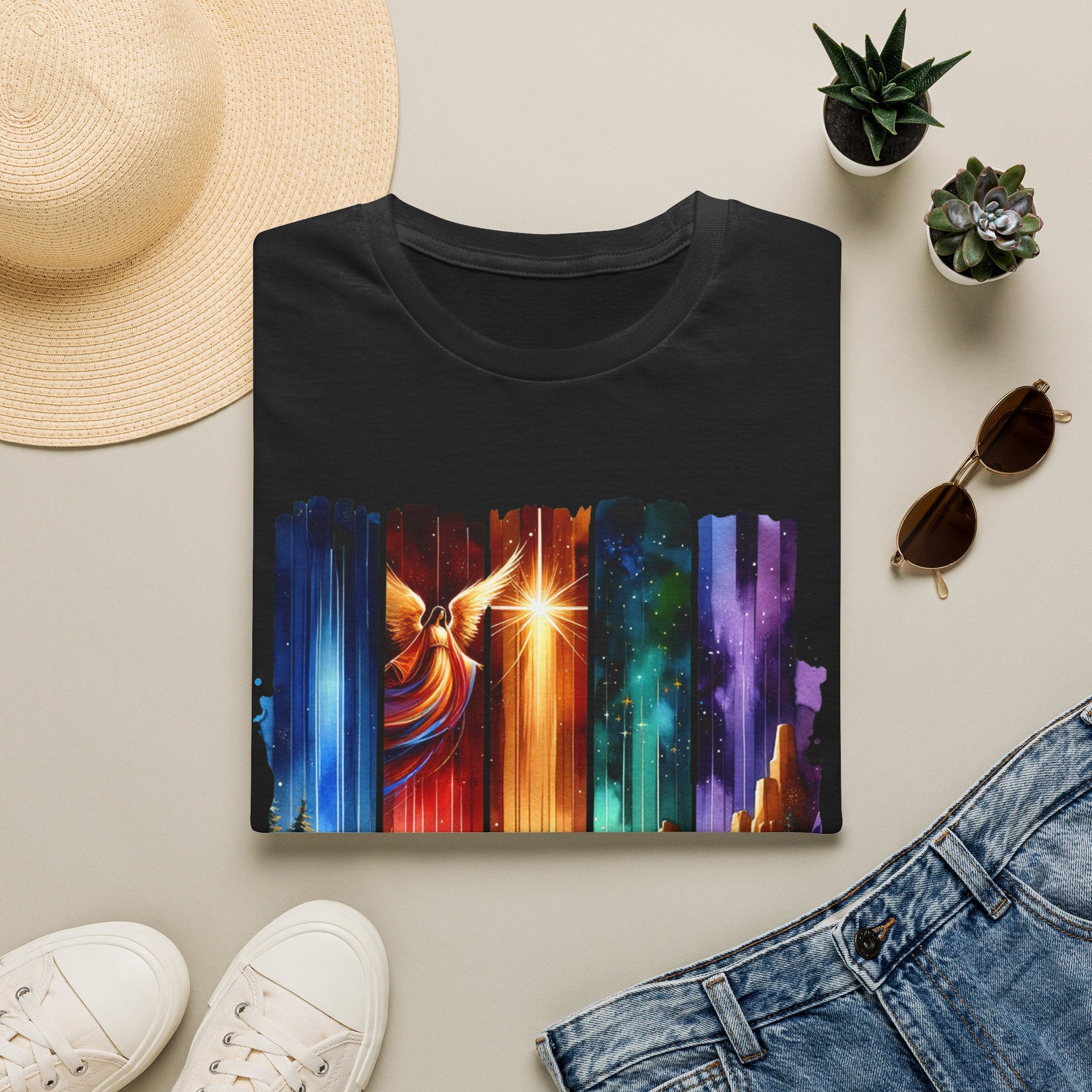 Vibrant Fantasy T-Shirt, Colorful Graphic Tee, Unisex Art Shirt, Great Gift for Fans, Unique Casual Wear, The King is Born Shirt