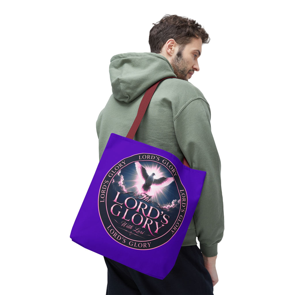 Inspirational 'The Lord's Glory with Lori' Tote Bag — Christian Faith AOP Shopper