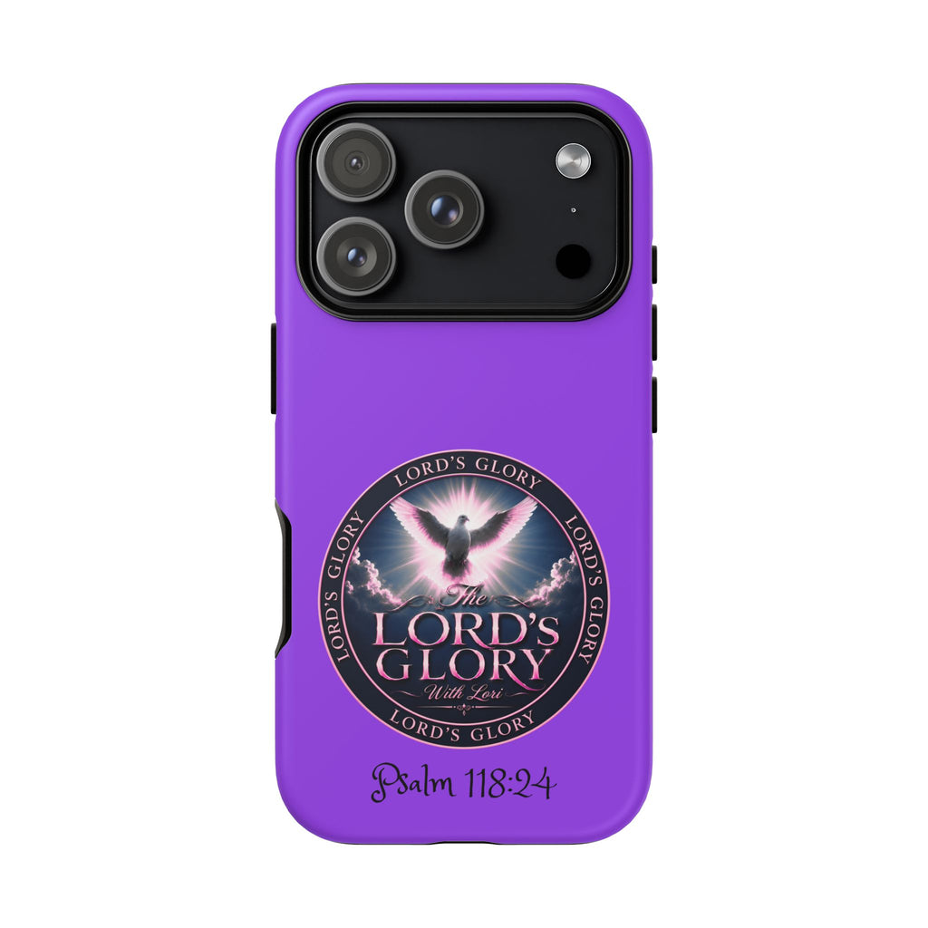 Christian Phone Case – "Lord's Glory with Lori" Dove Design Tough Case (Protective Phone Cover)