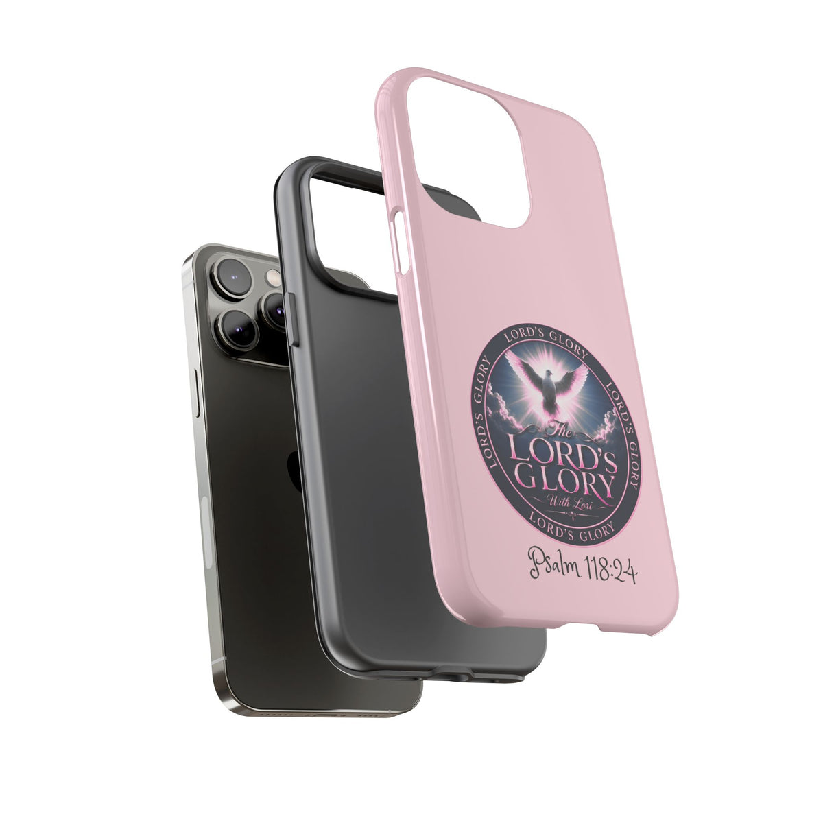 Christian Phone Case – "Lord's Glory with Lori" Dove Design Tough Case (Protective Phone Cover)