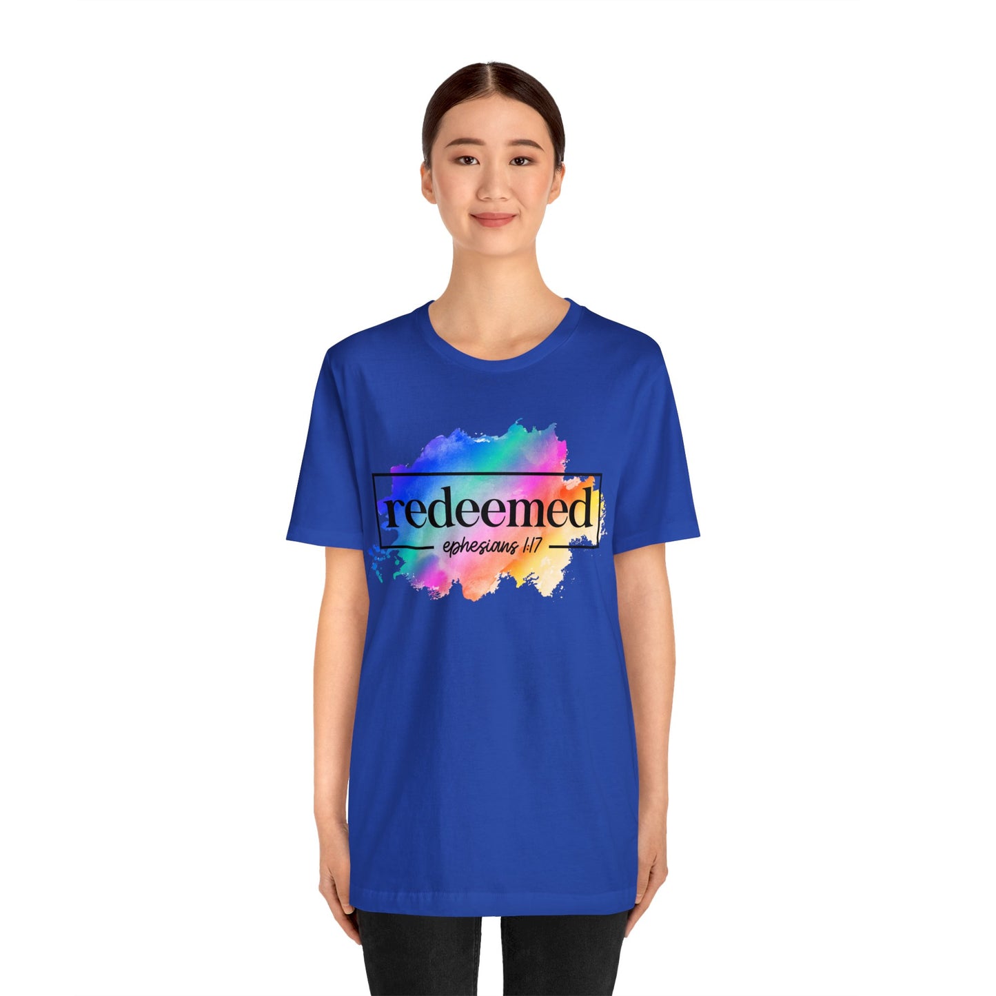 Redeemed - Unisex Jersey Short Sleeve Tee