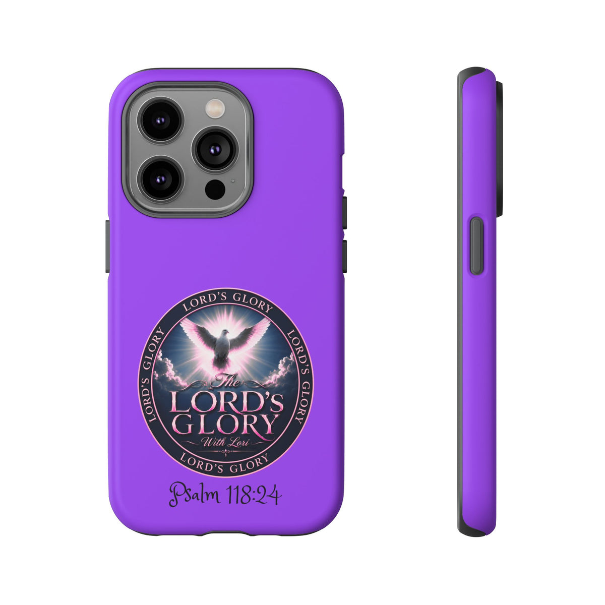 Christian Phone Case – "Lord's Glory with Lori" Dove Design Tough Case (Protective Phone Cover)
