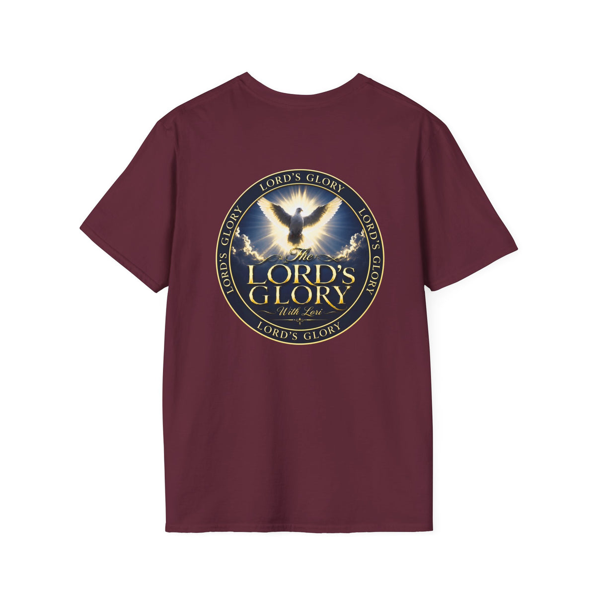 Lord's Glory with Lori Dove T‑Shirt — Christian Faith Logo Tee