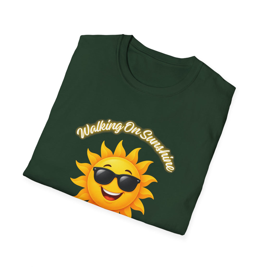 Sunshine Smiles T-Shirt — Sunglasses Sun with Psalm 118:24 Inspirational Tee