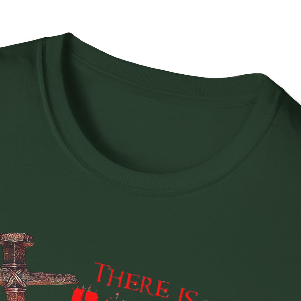 There's Power in the Blood of Jesus T-Shirt — Christian Cross Faith Shirt (Washed by the Blood)