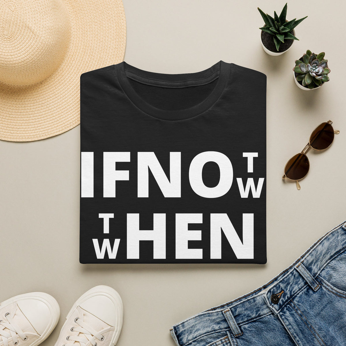 If Not Now Then When T-Shirt | Isaiah 55:6 Christian Faith Tee