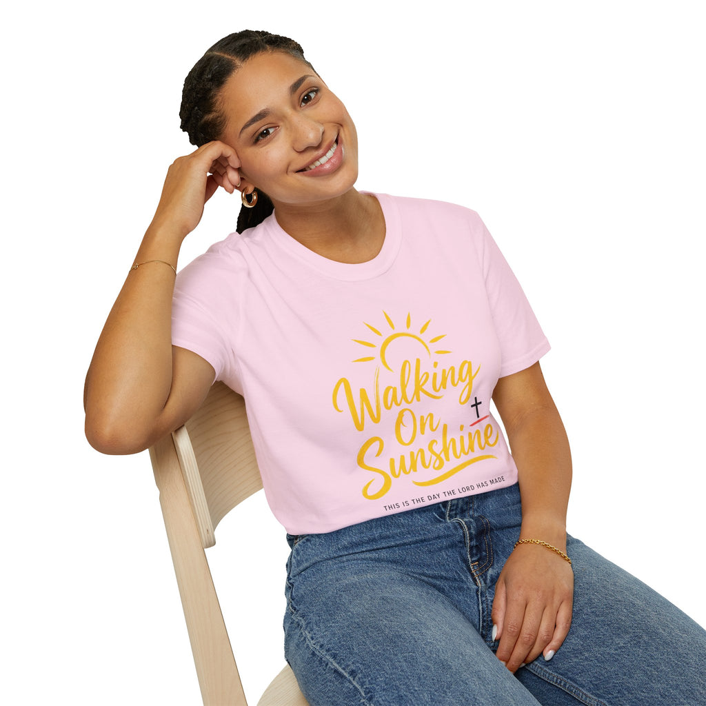 Walking on Sunshine Psalms 118:24 Softstyle T-Shirt