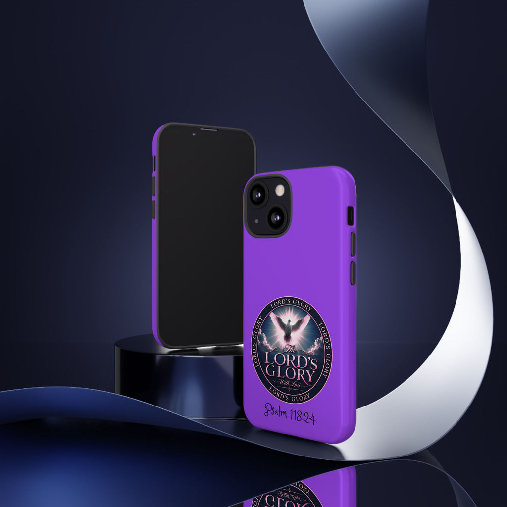 Christian Phone Case – "Lord's Glory with Lori" Dove Design Tough Case (Protective Phone Cover)