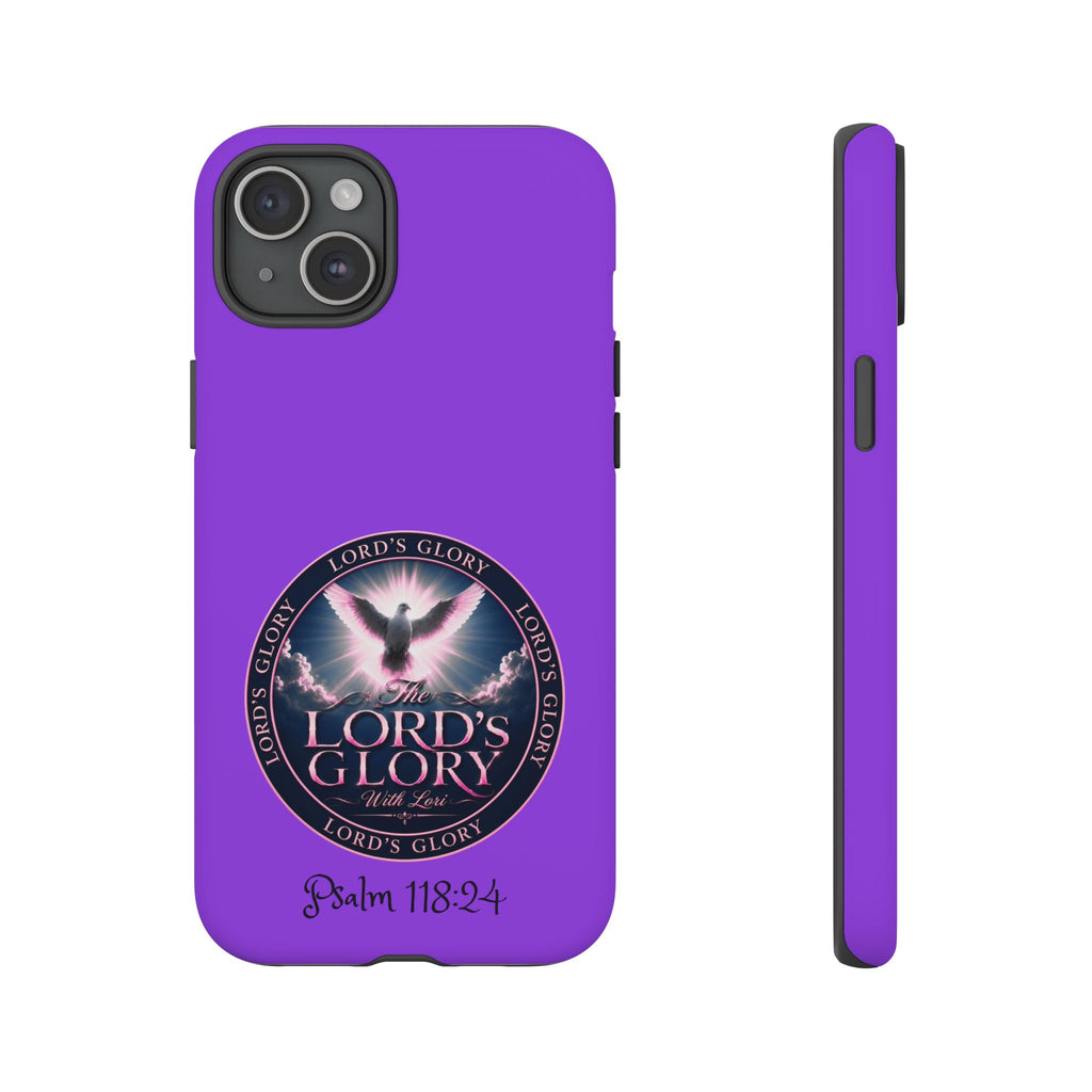 Christian Phone Case – "Lord's Glory with Lori" Dove Design Tough Case (Protective Phone Cover)