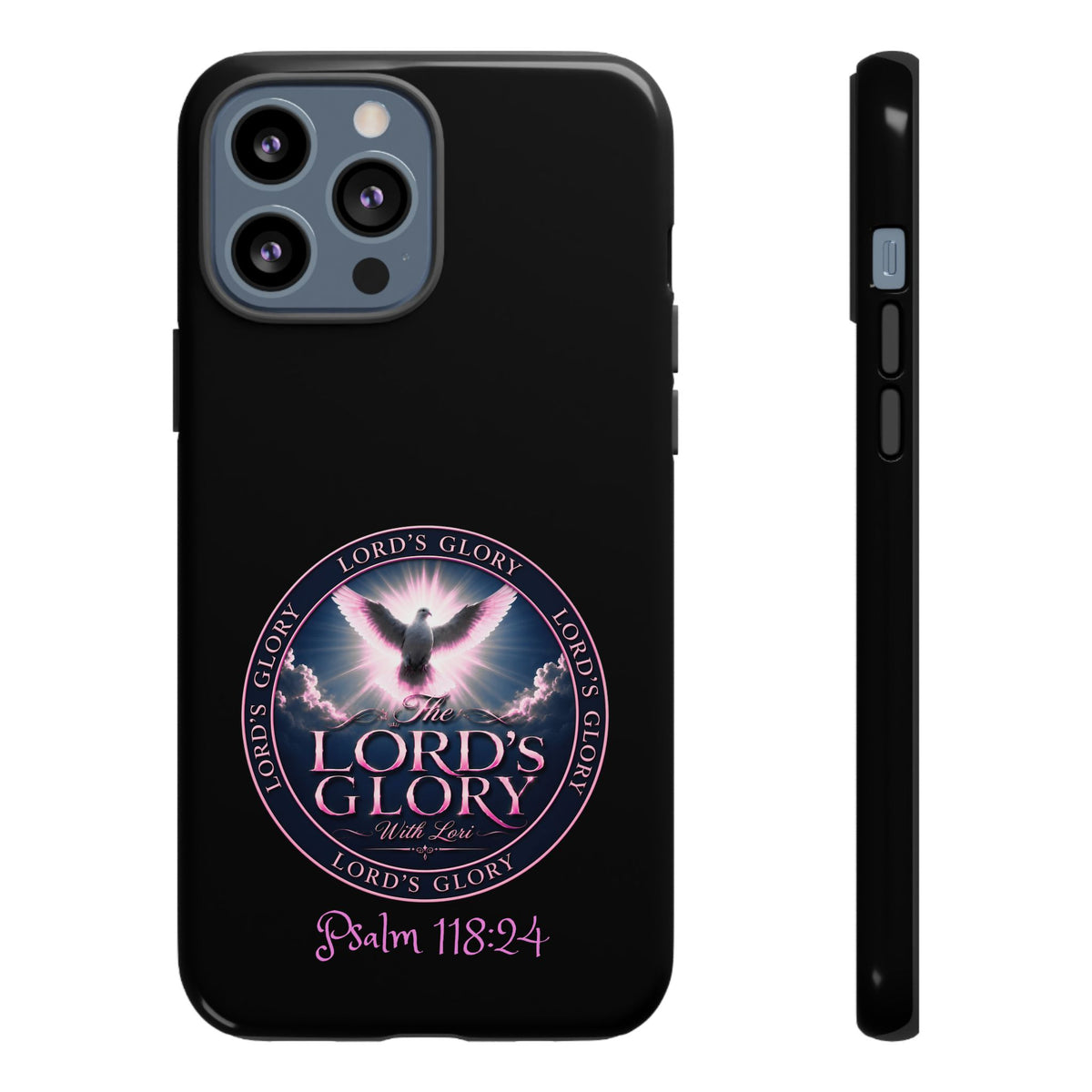 Christian Phone Case – "Lord's Glory with Lori" Dove Design Tough Case (Protective Phone Cover)