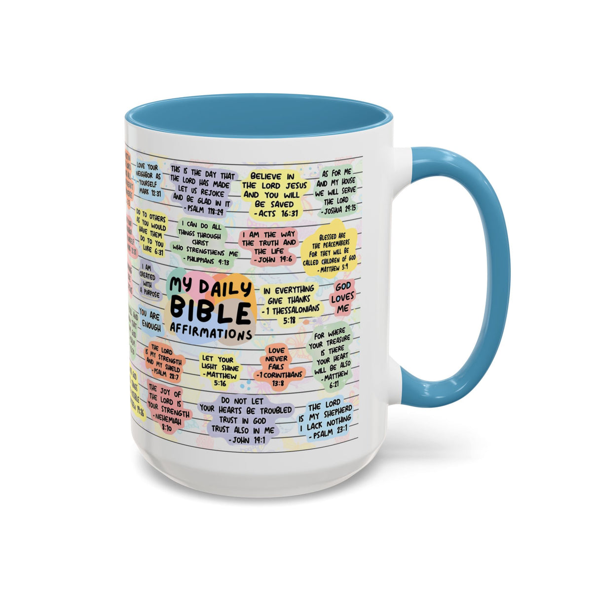 My Daily Bible Affirmations Coffee Mug 15oz/11oz