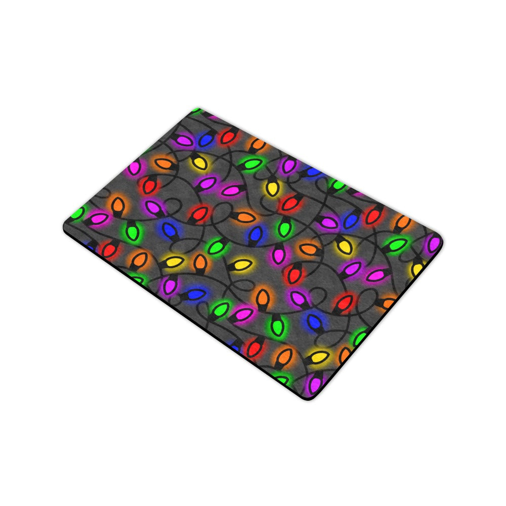 Christmas Lights Doormat 23.6"x15.7"  Made In USA