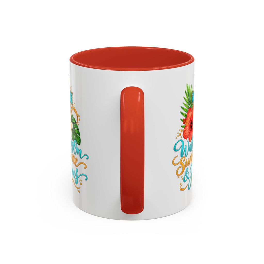 Walking on Sunshine & Jesus Coffee Mug – Floral Cross Accent Mug