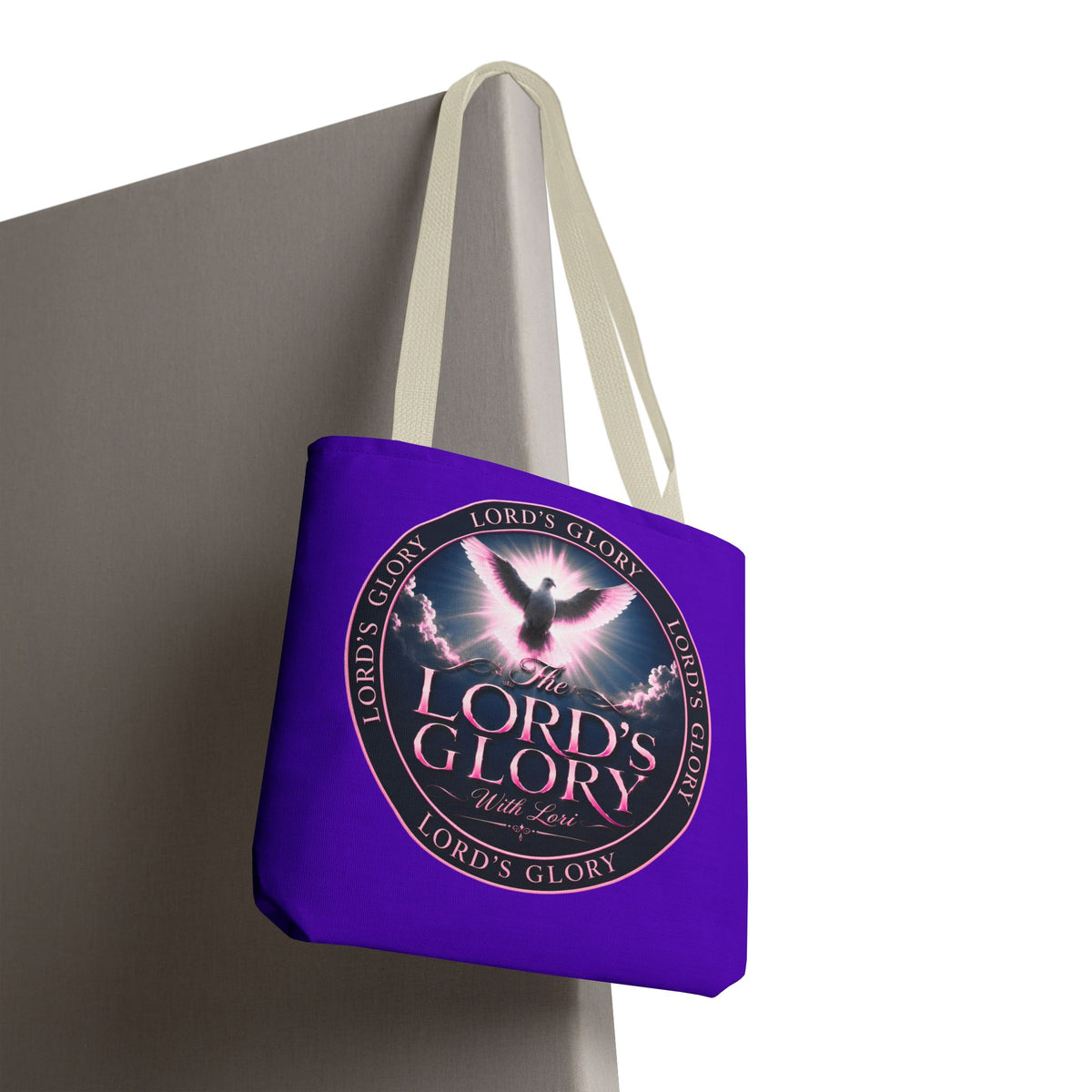 Inspirational 'The Lord's Glory with Lori' Tote Bag — Christian Faith AOP Shopper