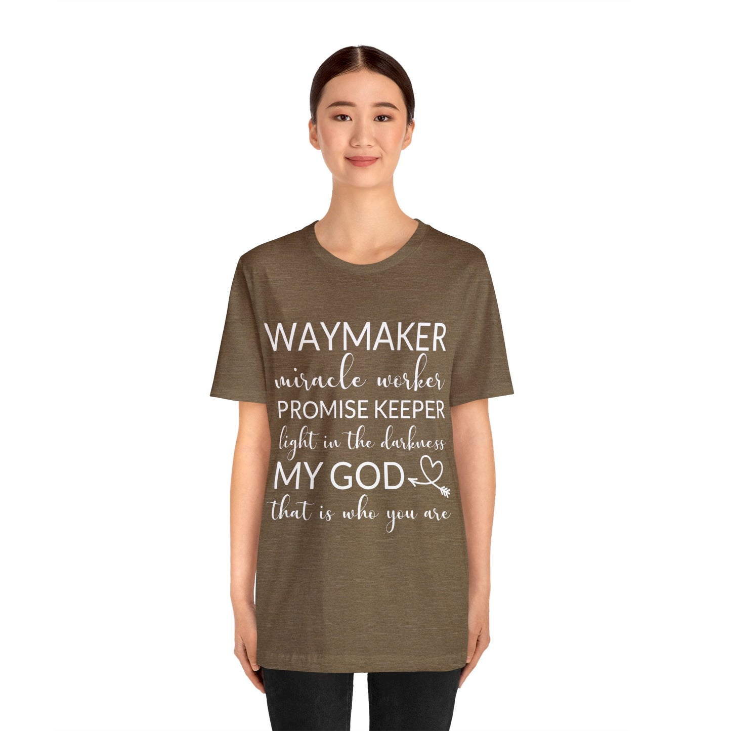 Waymaker Promise Keeper Light in the Darkness - Unisex Jersey Short Sleeve Tee