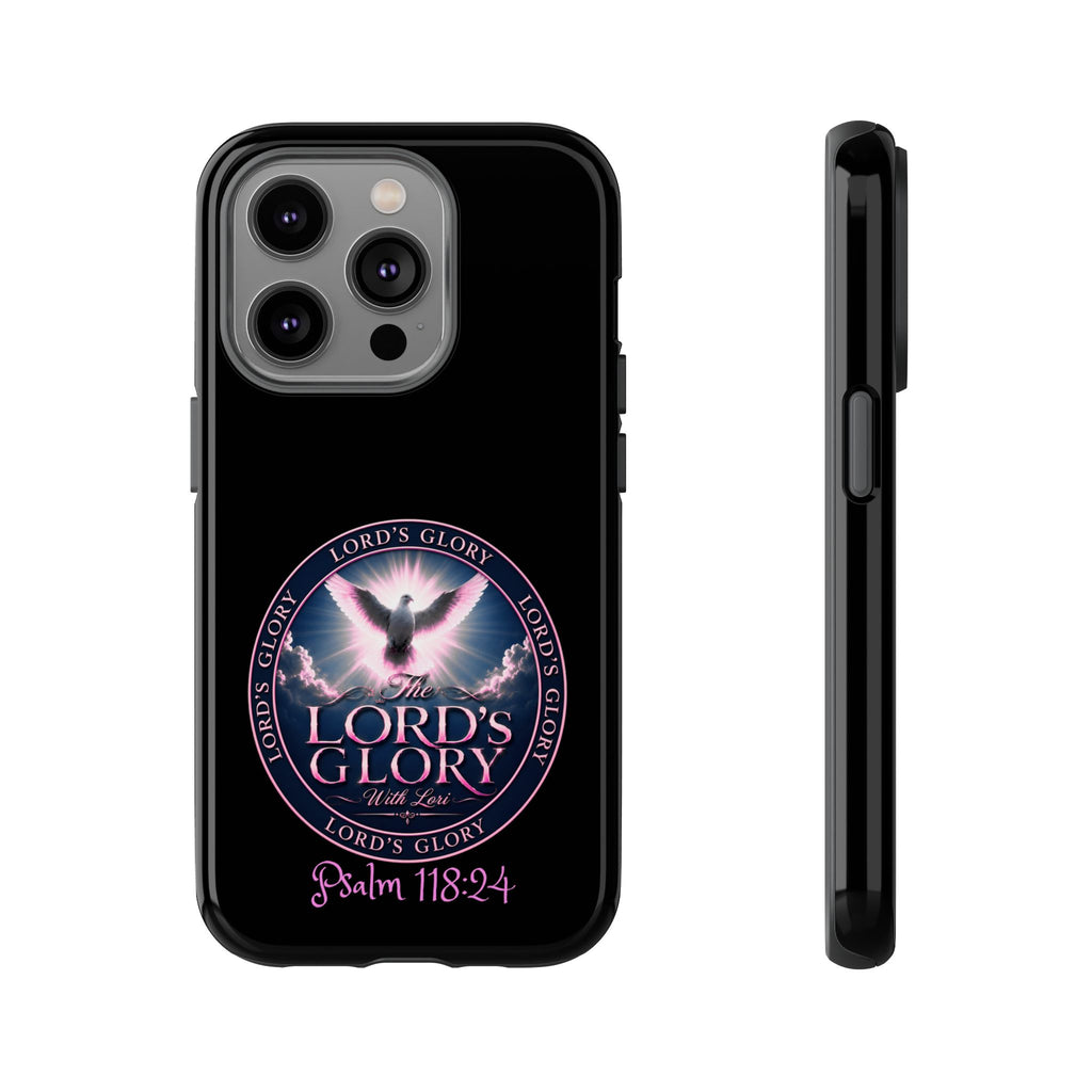 Christian Phone Case – "Lord's Glory with Lori" Dove Design Tough Case (Protective Phone Cover)