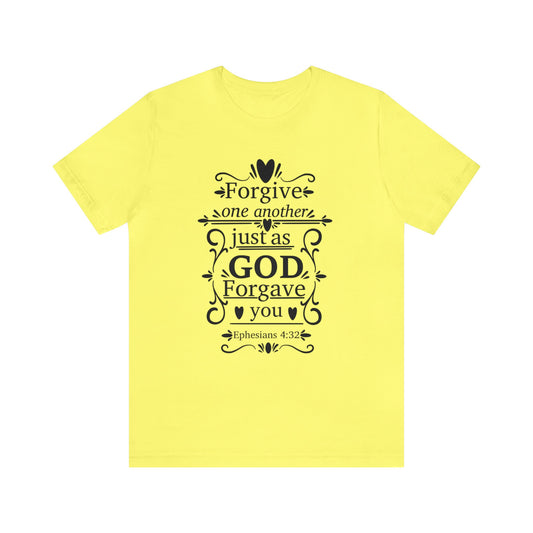 Forgive One Another - Unisex Jersey Short Sleeve Tee