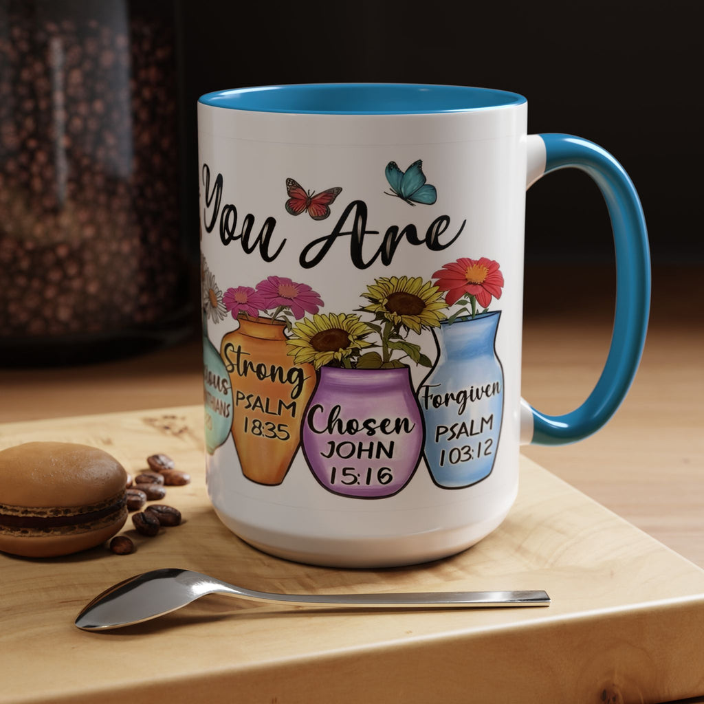 God Says You Are - You Are Loved Christian Bible Verse Coffee Mug
