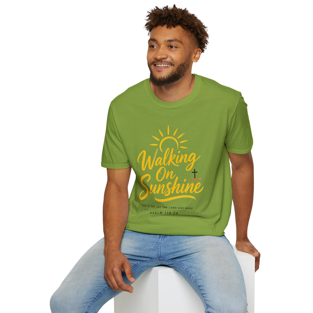 Walking on Sunshine Psalms 118:24 Softstyle T-Shirt