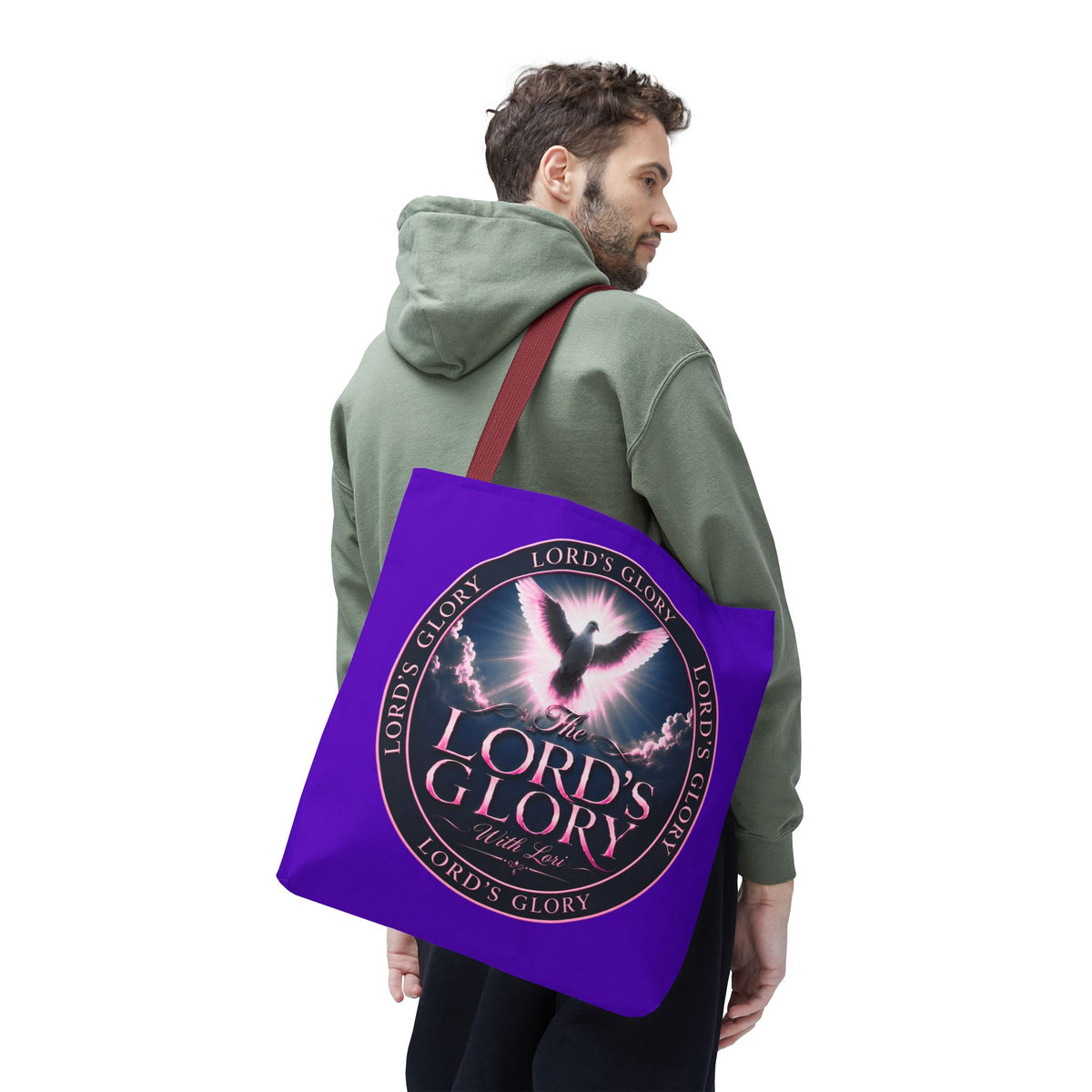 Inspirational 'The Lord's Glory with Lori' Tote Bag — Christian Faith AOP Shopper