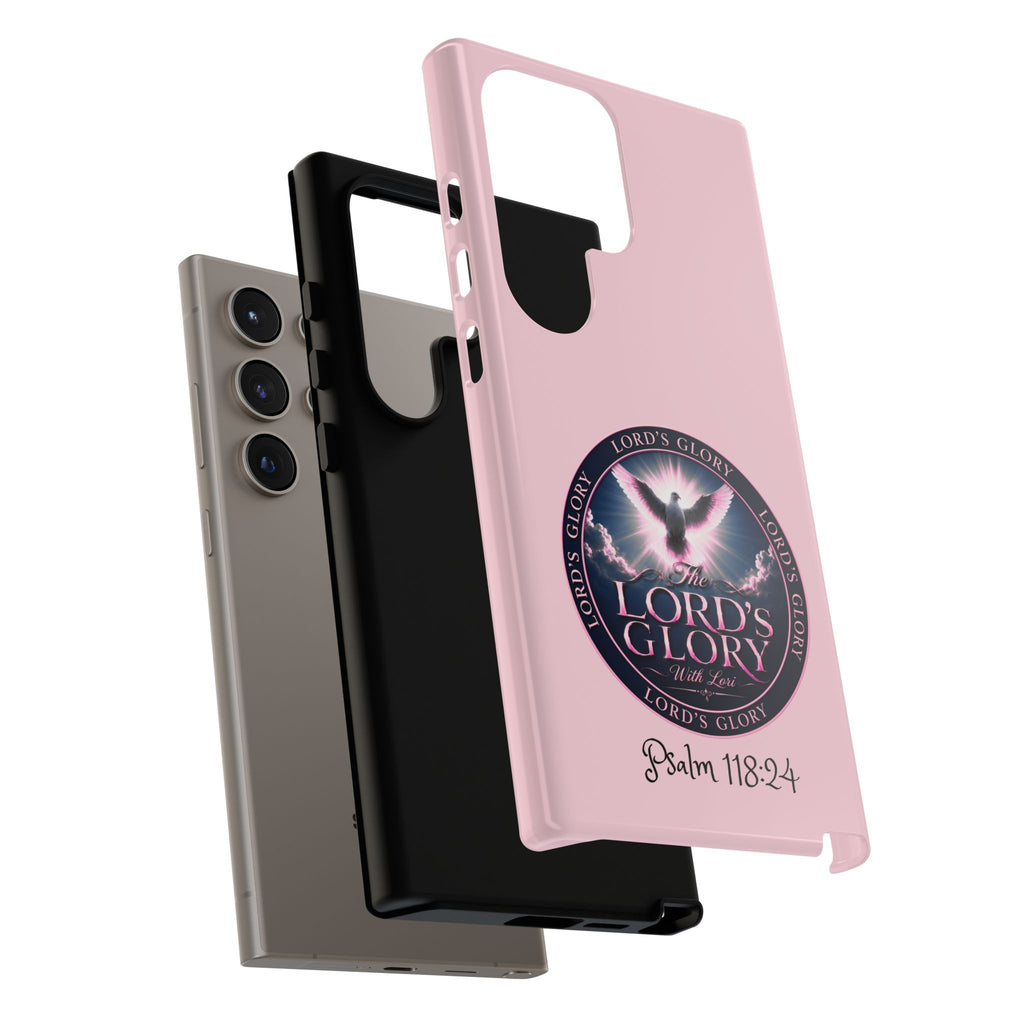 Christian Phone Case – "Lord's Glory with Lori" Dove Design Tough Case (Protective Phone Cover)