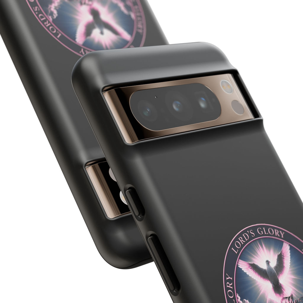 Christian Phone Case – "Lord's Glory with Lori" Dove Design Tough Case (Protective Phone Cover)