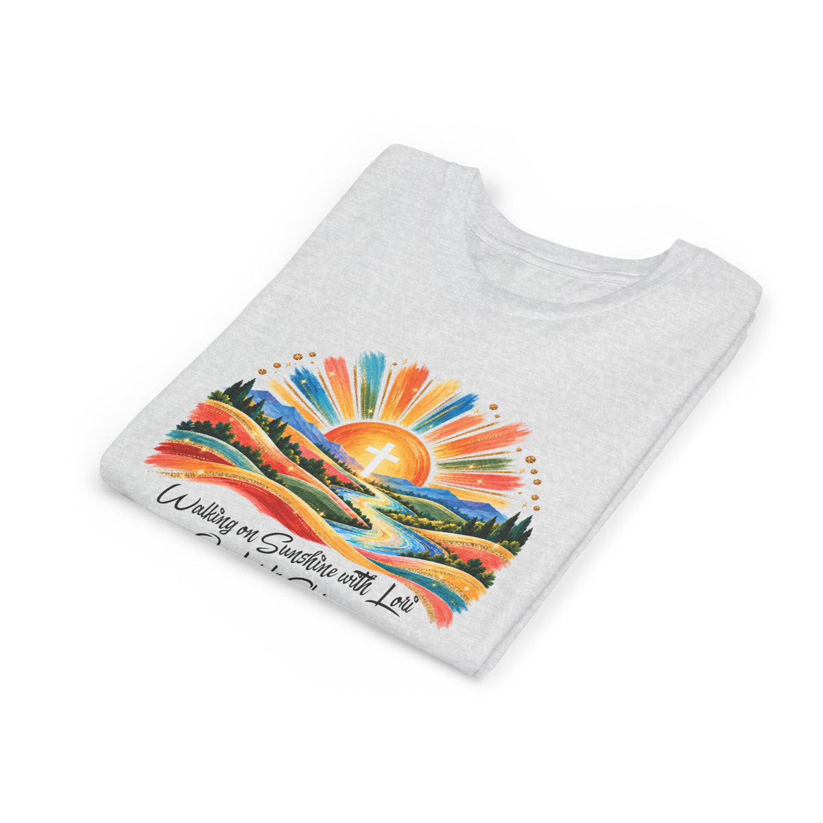 Youth Short Sleeve Tee – Walking On Sunshine with Lords Glory Design