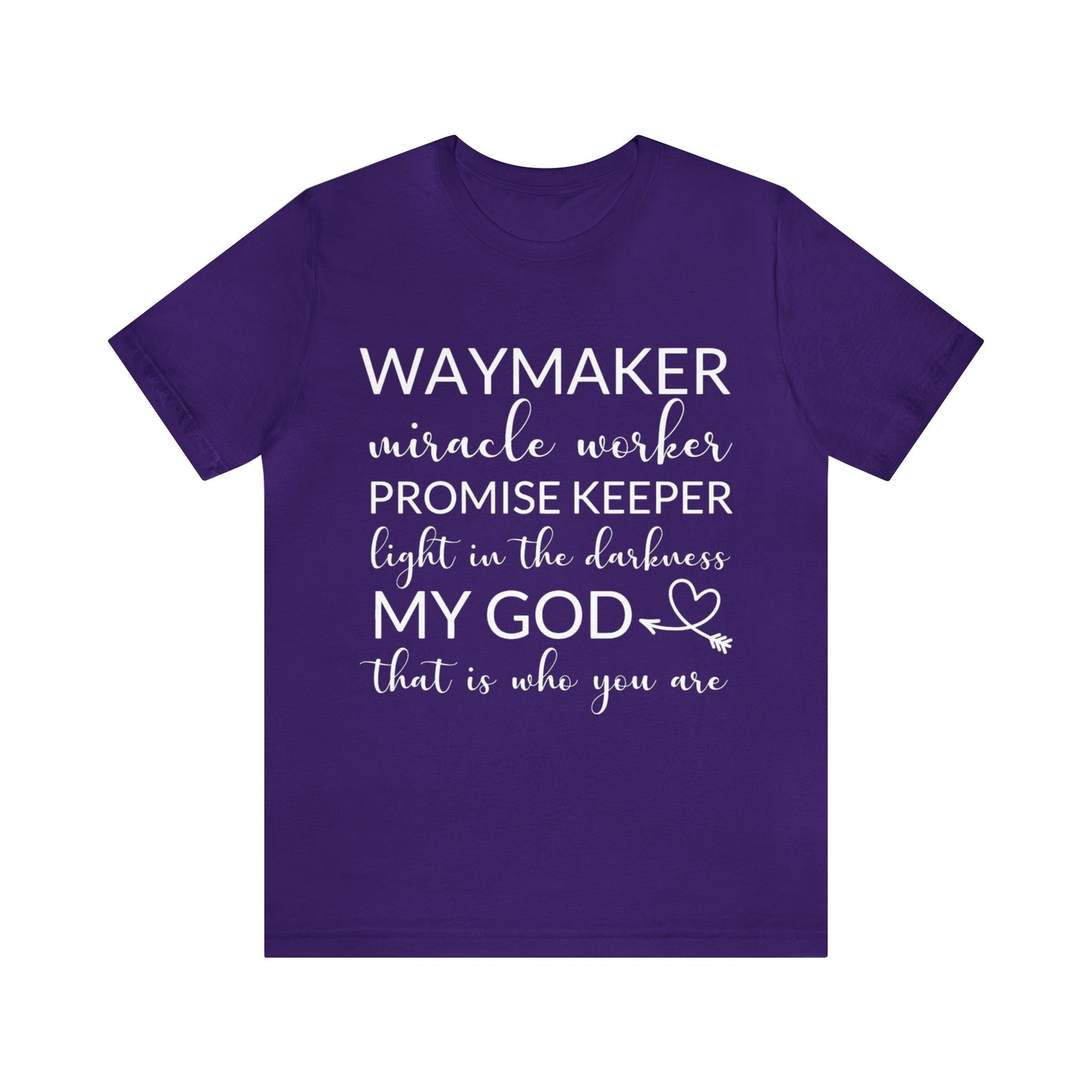 Waymaker Promise Keeper Light in the Darkness - Unisex Jersey Short Sleeve Tee