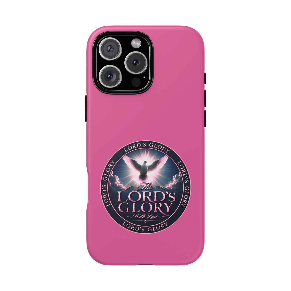 Christian Phone Case – "Lord's Glory with Lori" Dove Design Tough Case (Protective Phone Cover)