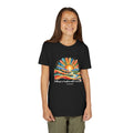 Youth Short Sleeve Tee – Walking On Sunshine with Lords Colorful Christian Sunrise Faith Shirt