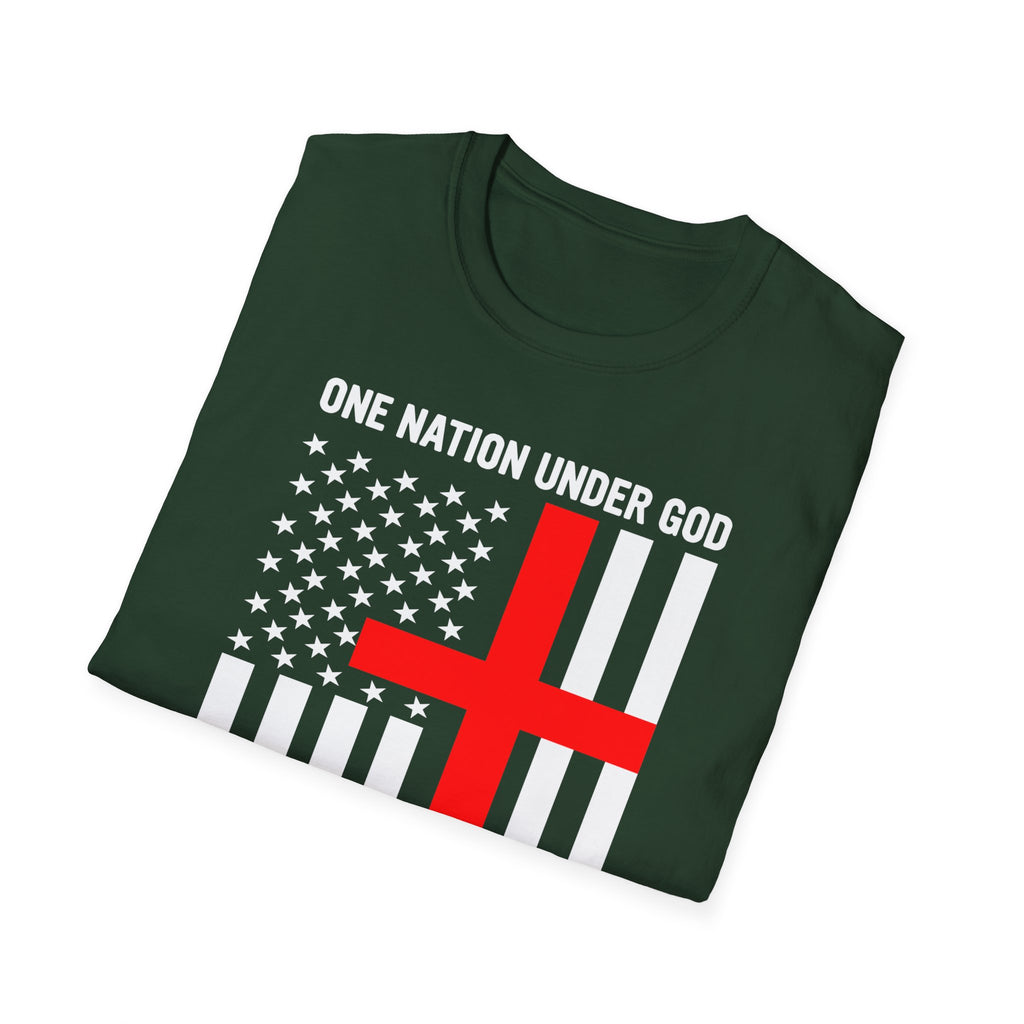 One Nation Under GOD - Mens Womans Softstyle T-Shirt