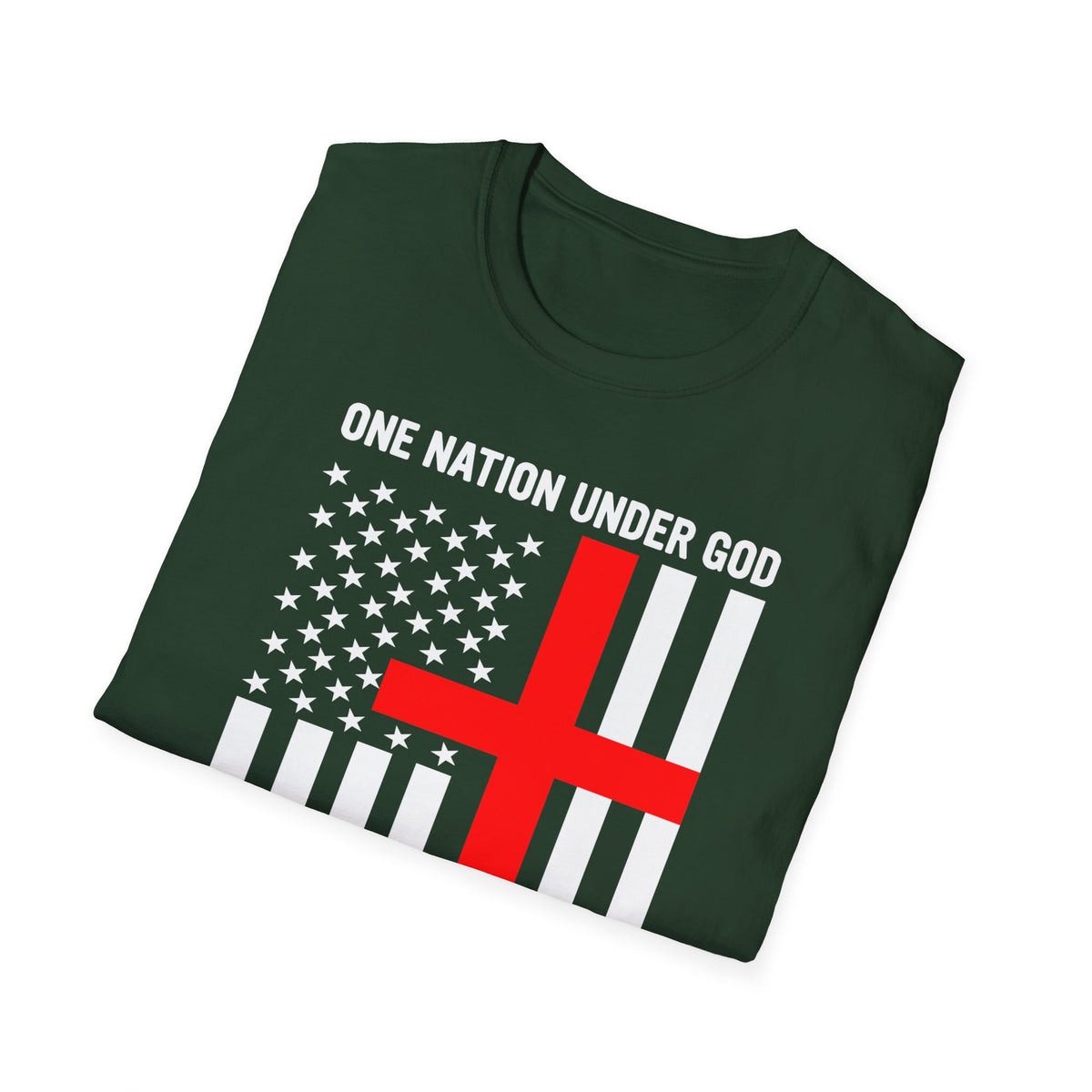 One Nation Under GOD - Mens Womans Softstyle T-Shirt