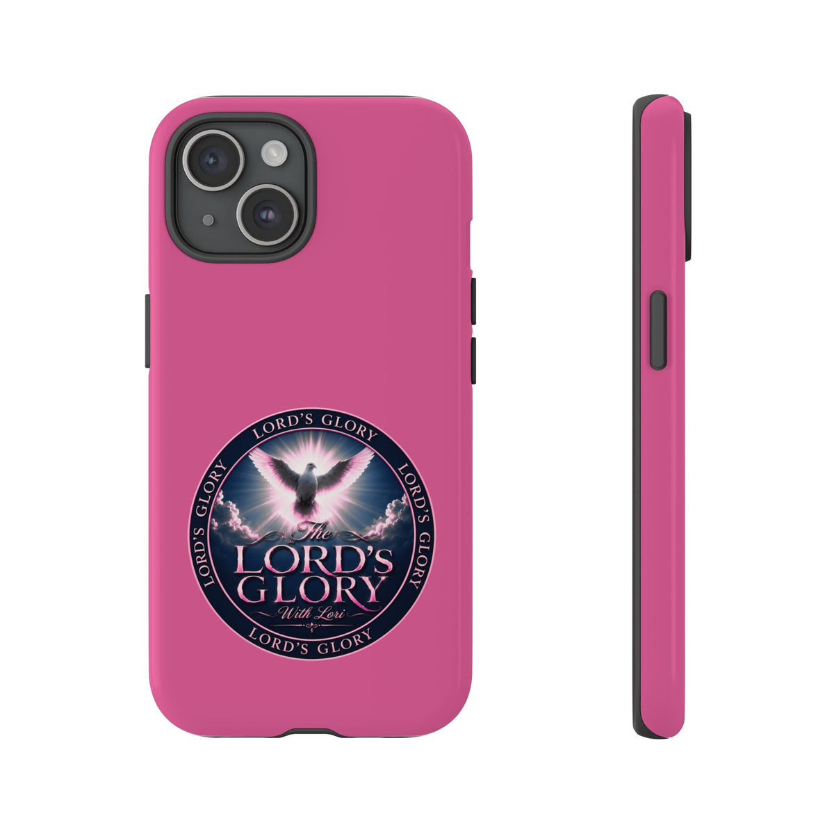 Christian Phone Case – "Lord's Glory with Lori" Dove Design Tough Case (Protective Phone Cover)