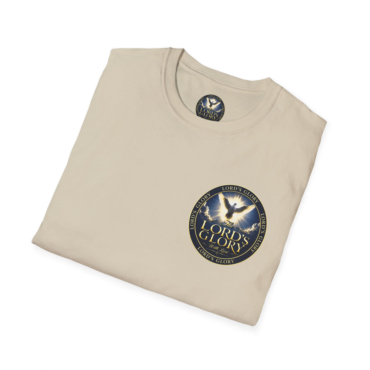 Lord's Glory with Lori Dove T‑Shirt — Christian Faith Logo Tee