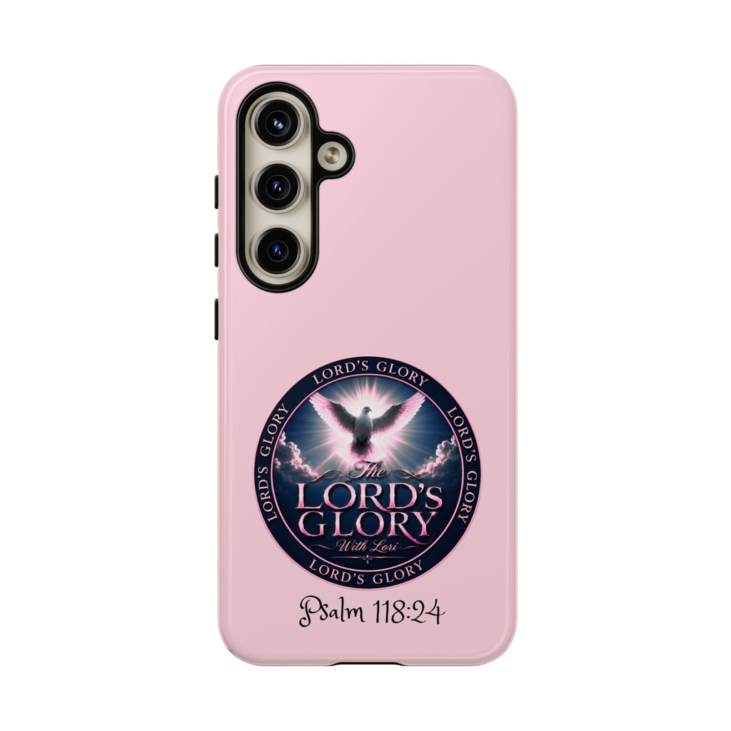 Christian Phone Case – "Lord's Glory with Lori" Dove Design Tough Case (Protective Phone Cover)