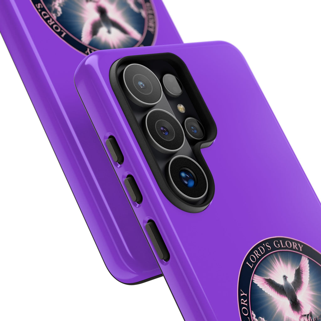 Christian Phone Case – "Lord's Glory with Lori" Dove Design Tough Case (Protective Phone Cover)