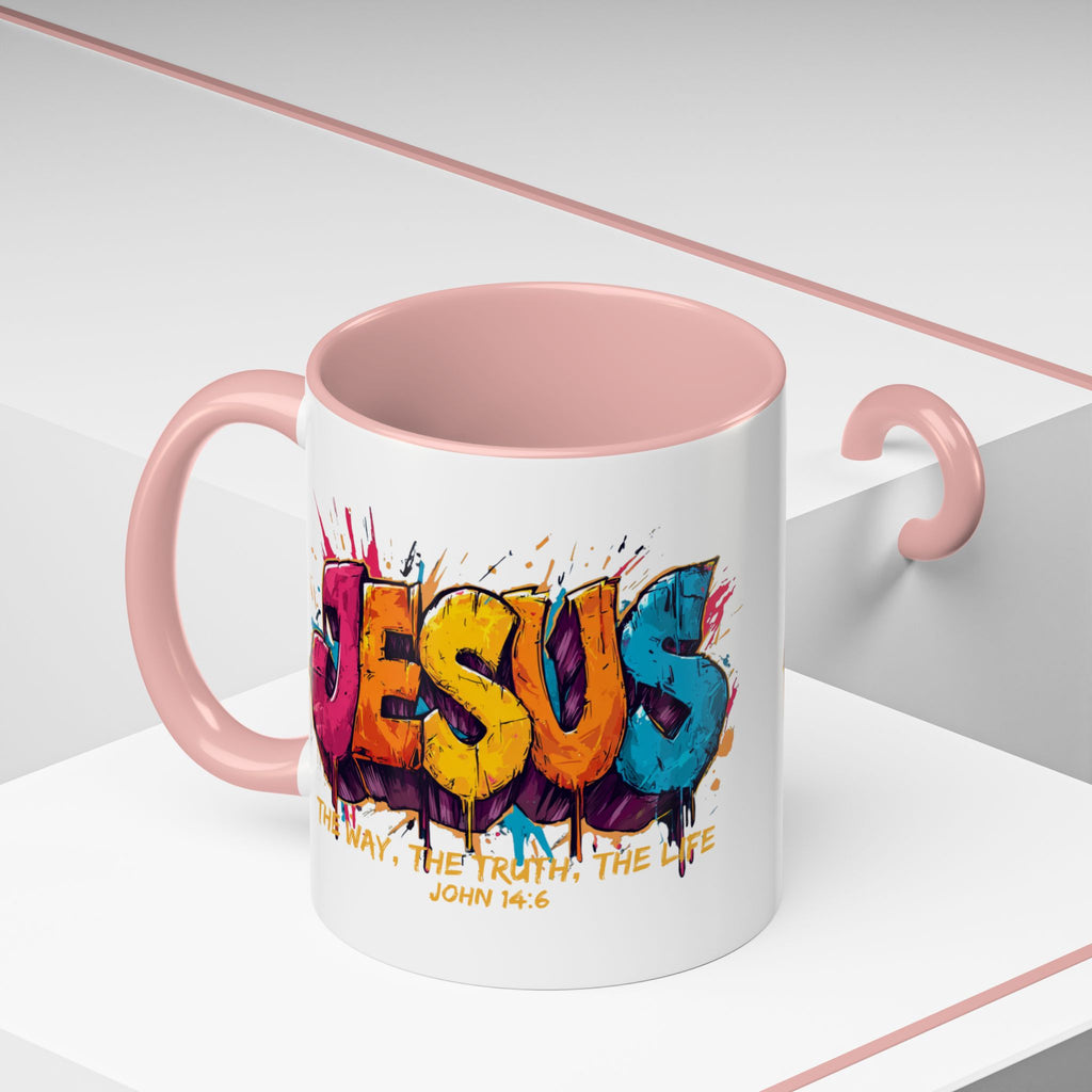 Jesus Graffiti Mug | Accent Coffee Mug 11oz 15oz