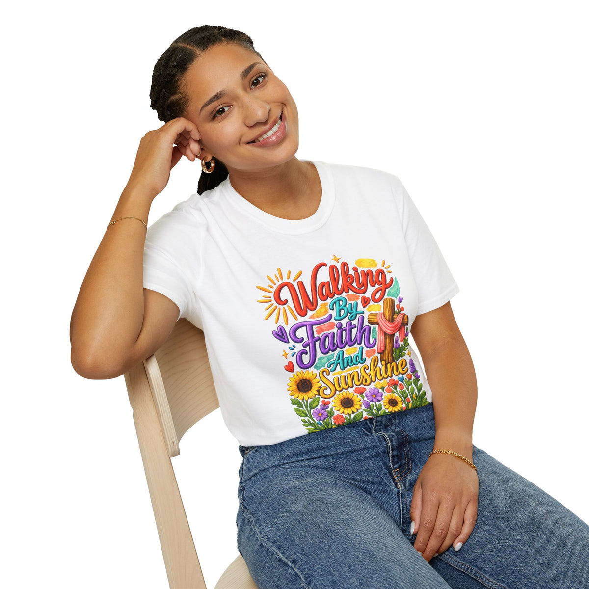 Walking By Faith and Sunshine T-Shirt