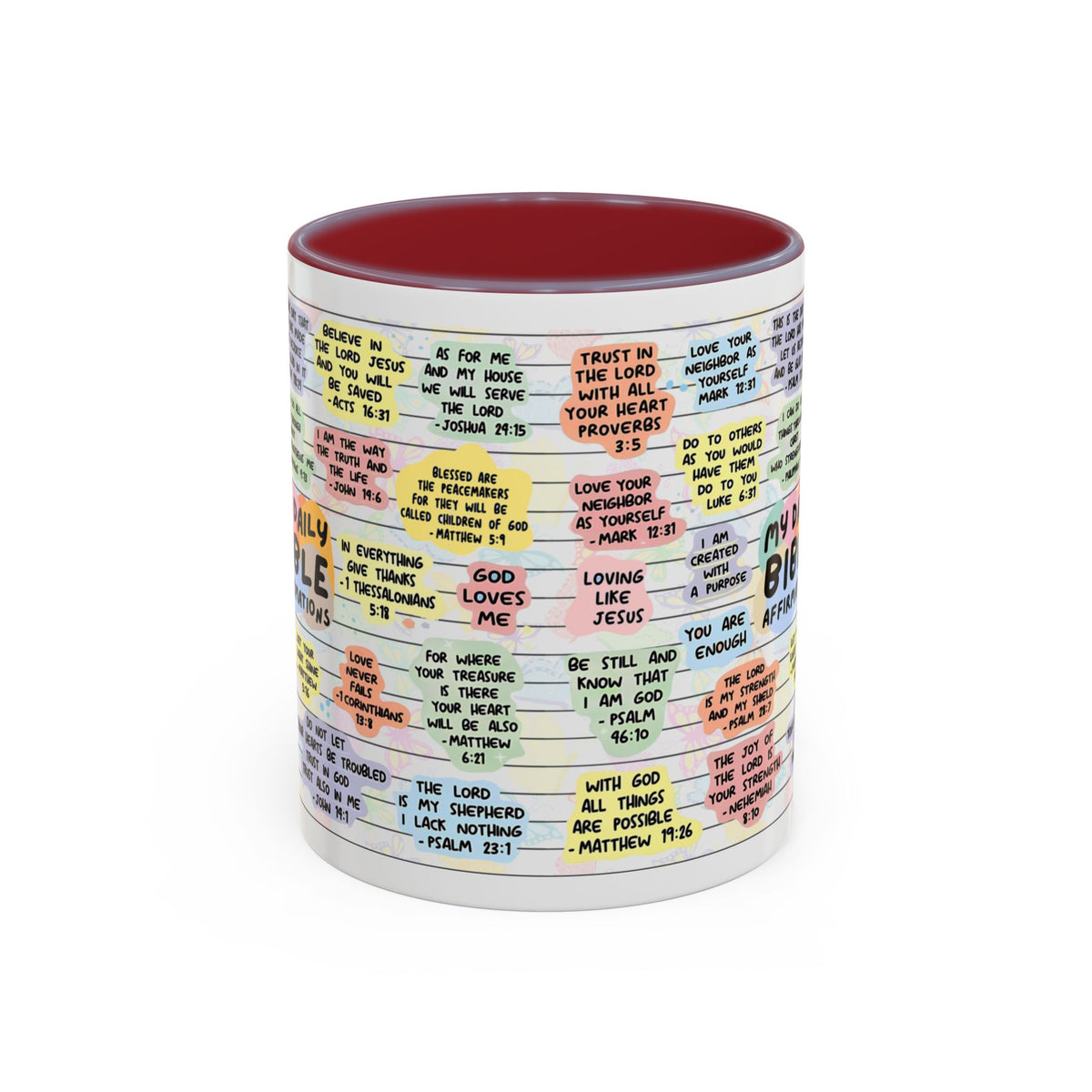 My Daily Bible Affirmations Coffee Mug 15oz/11oz