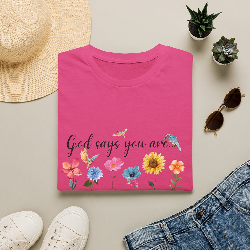 God Says You Are Loved Wildflower T-Shirt