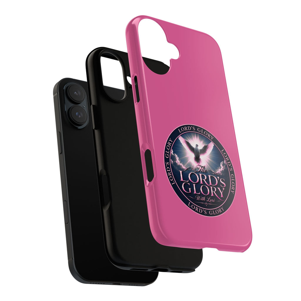 Christian Phone Case – "Lord's Glory with Lori" Dove Design Tough Case (Protective Phone Cover)