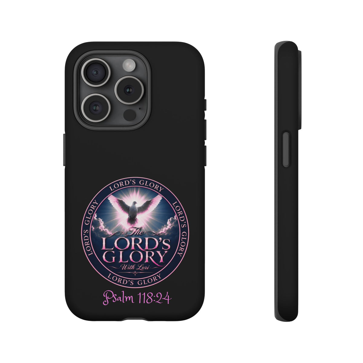 Christian Phone Case – "Lord's Glory with Lori" Dove Design Tough Case (Protective Phone Cover)